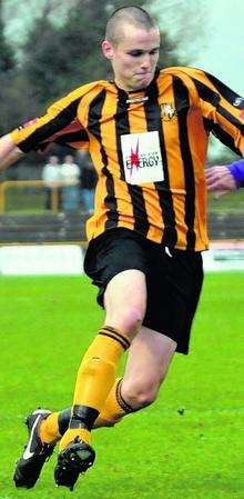 Folkestone Invicta striker Richard Atkins