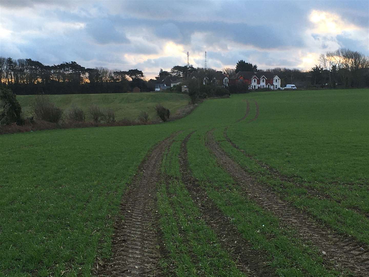 The new inland customs clearance site is very close to homes at Dover Road, Guston but another is to be built too