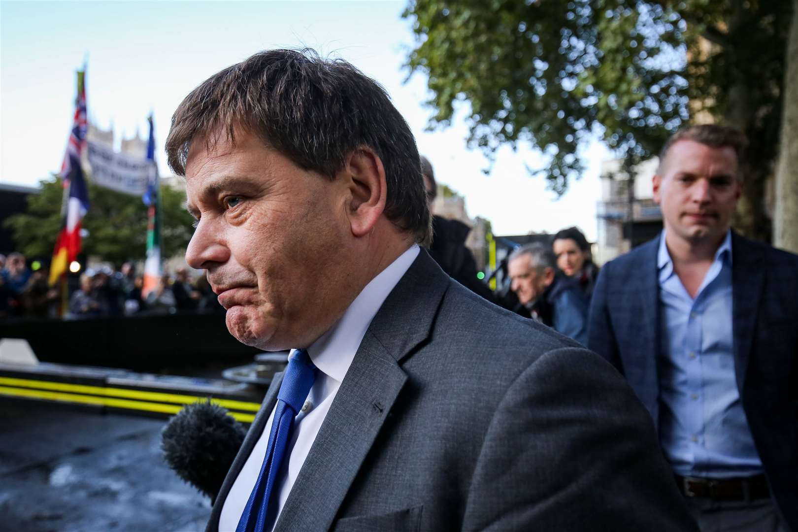 Tory MP Andrew Bridgen said a ‘day of reckoning’ may come in regard to the partygate scandal, but not at this moment in time (Jacob King/PA)