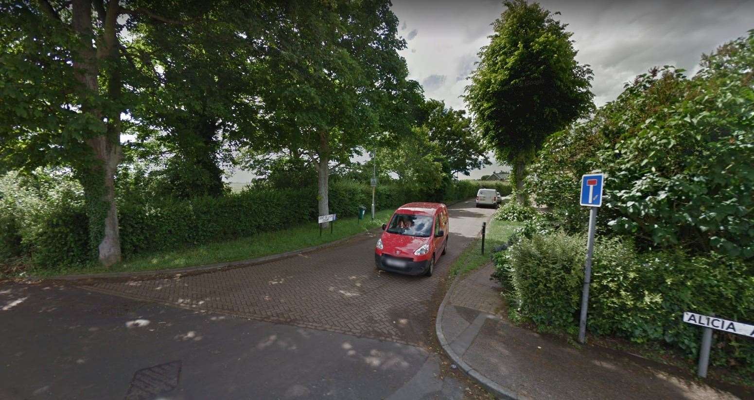 The burglary took place in Dent de Lion Court, Margate. Picture: Google