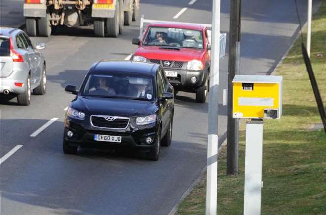 A speed camera in Faversham