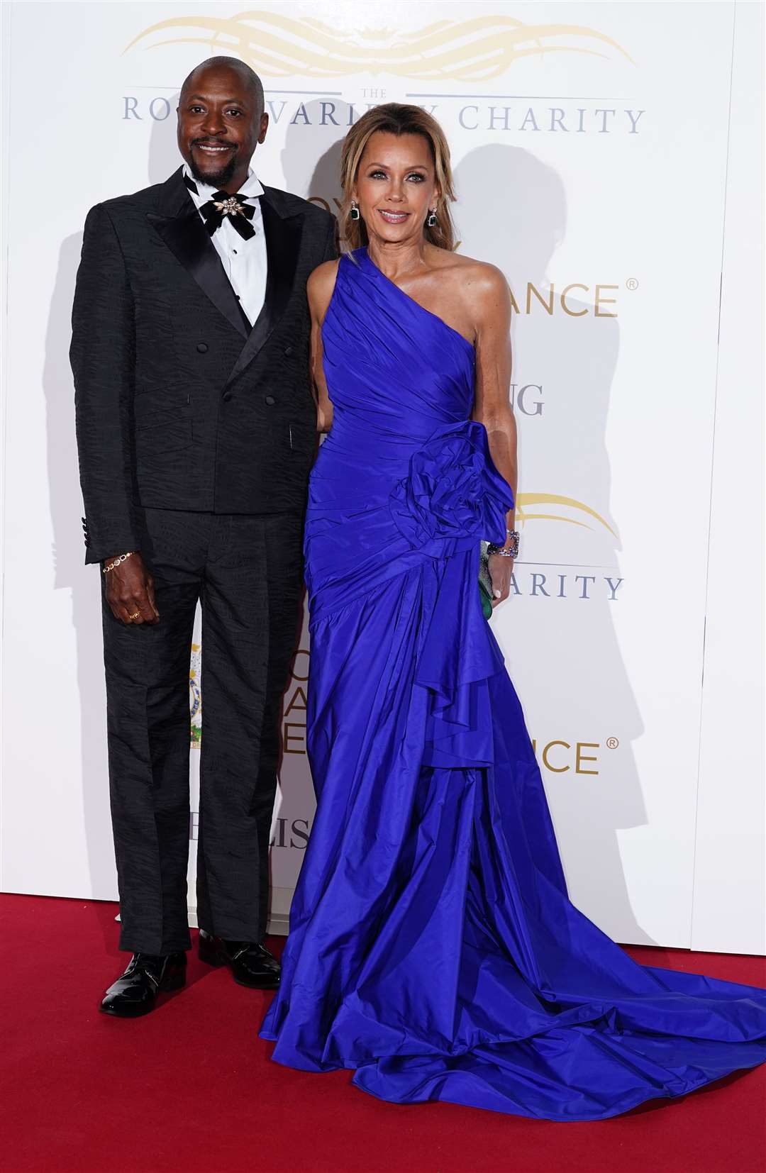 Vanessa Williams and Matt Henry arrive for the Royal Variety Performance at the Royal Albert Hall (Ian West/PA)