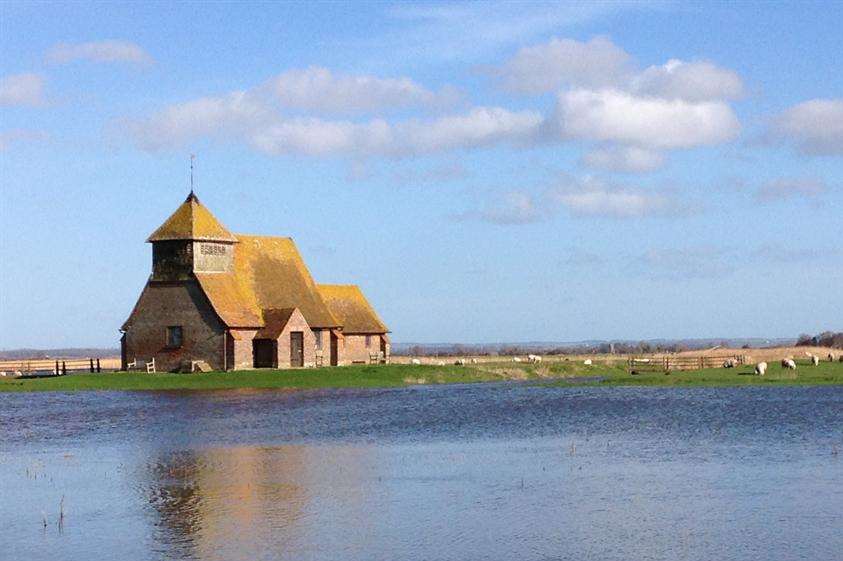 St Thomas a Becket Church in Fairfield, earmarked as a venue for JAM on the Marsh.