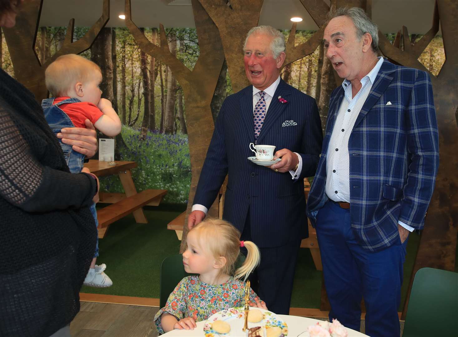 The Prince of Wales with Denis Lynn in 2019 (Owen Humphreys/PA)