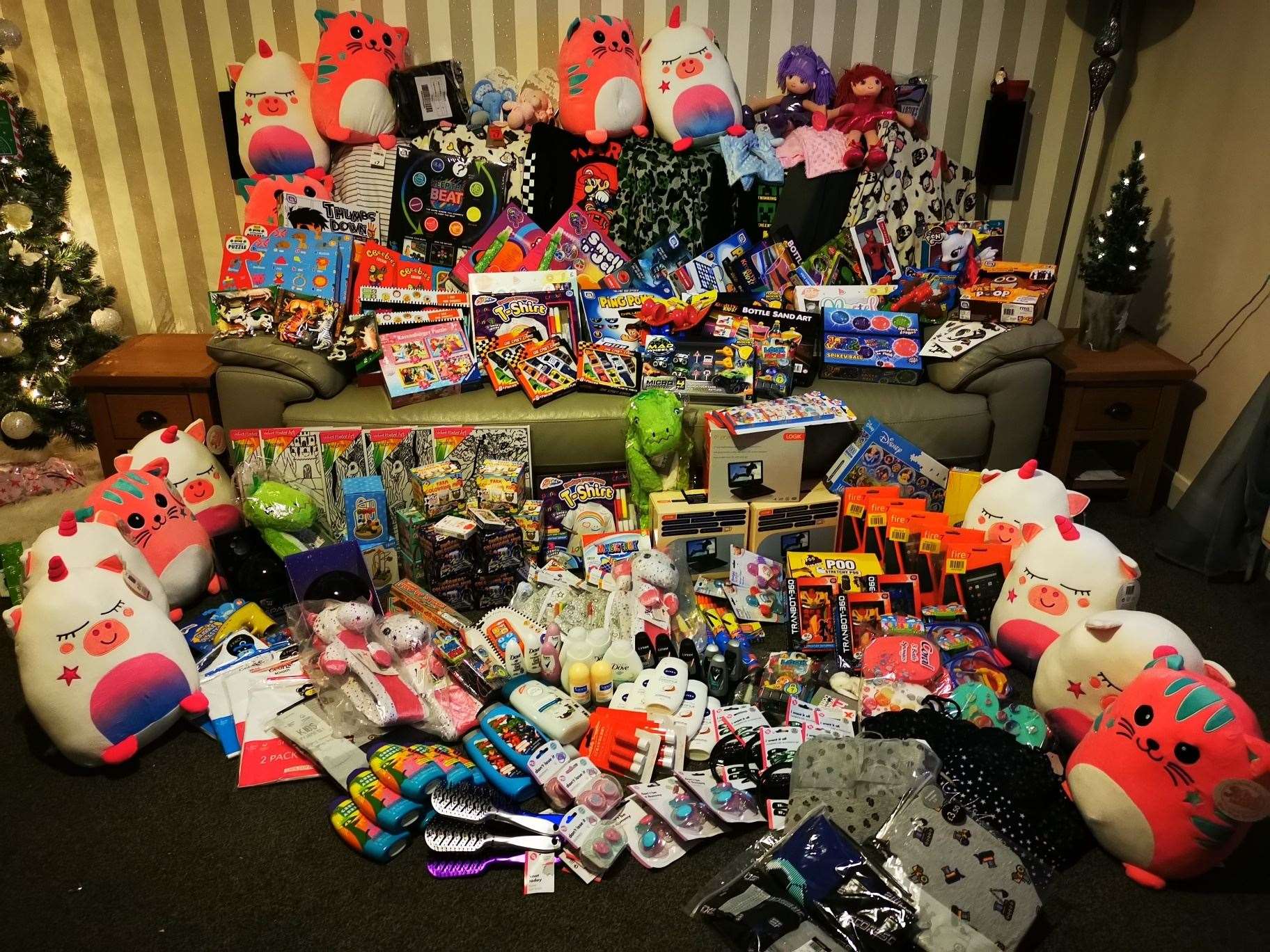 The group raised over £2,000 to go towards presents for the hospital. Picture: Jodie Humphreys