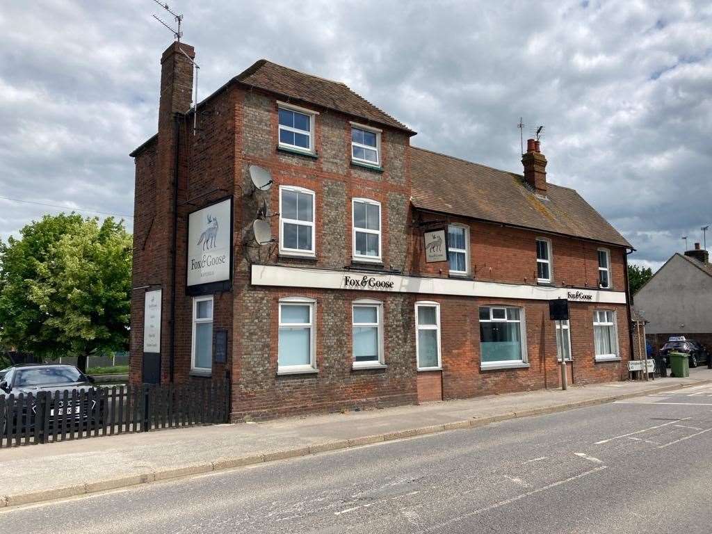 The Fox and Goose pub in Bapchild, Sittingbourne. Picture: Stonegate