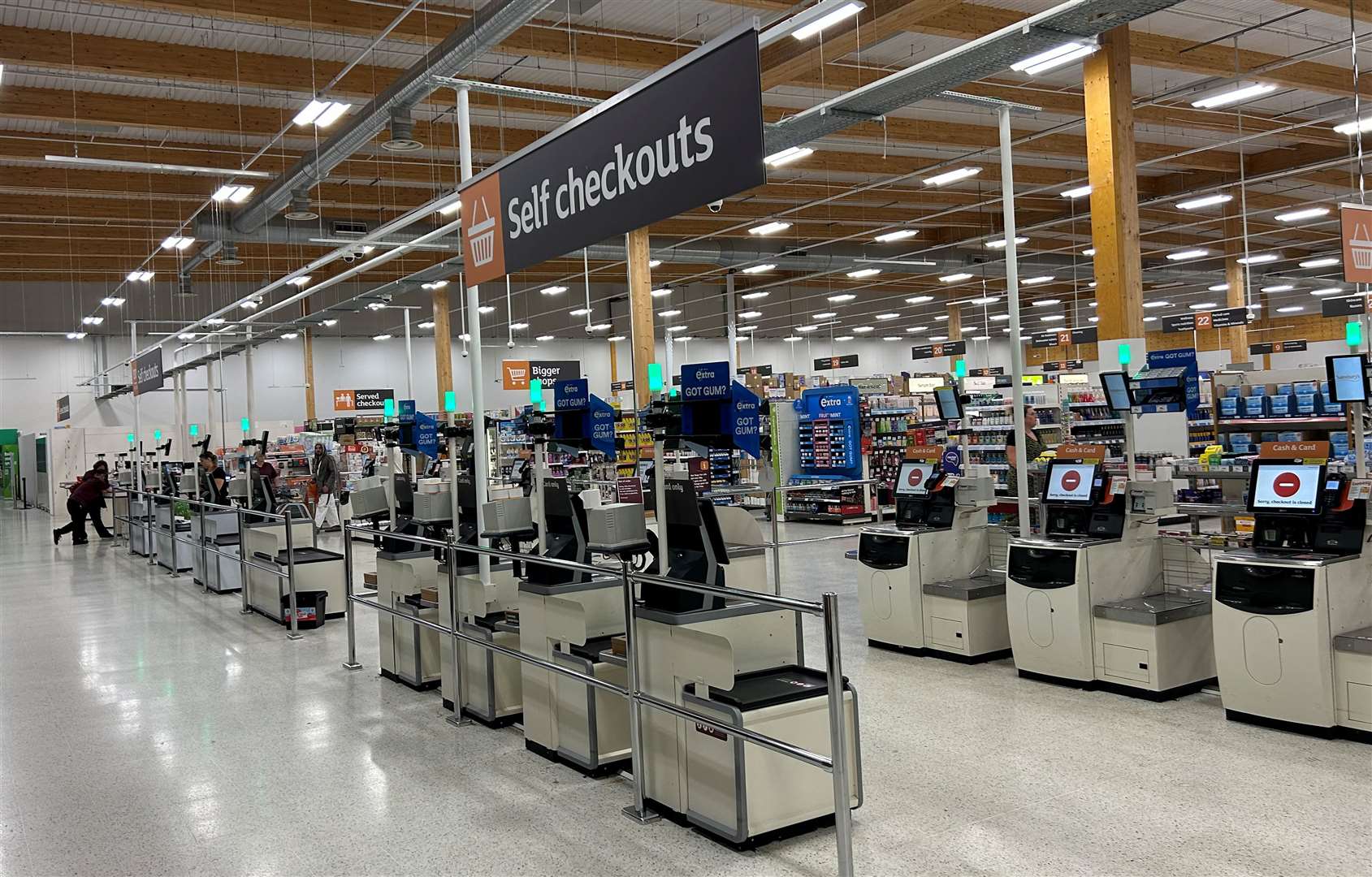 More self checkouts have been added to supermarkets in recent years. Stock image