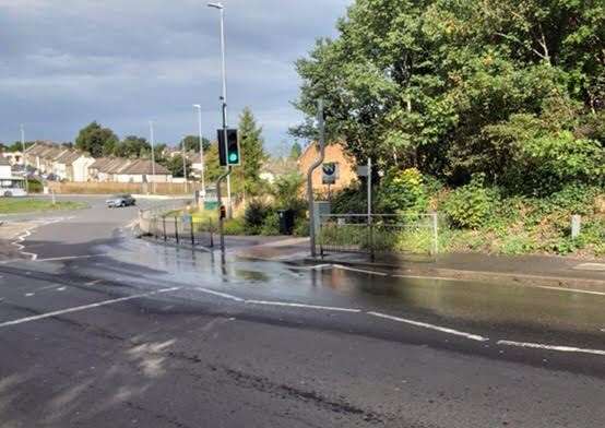 Residents reported getting splashed while waiting at the crossing.