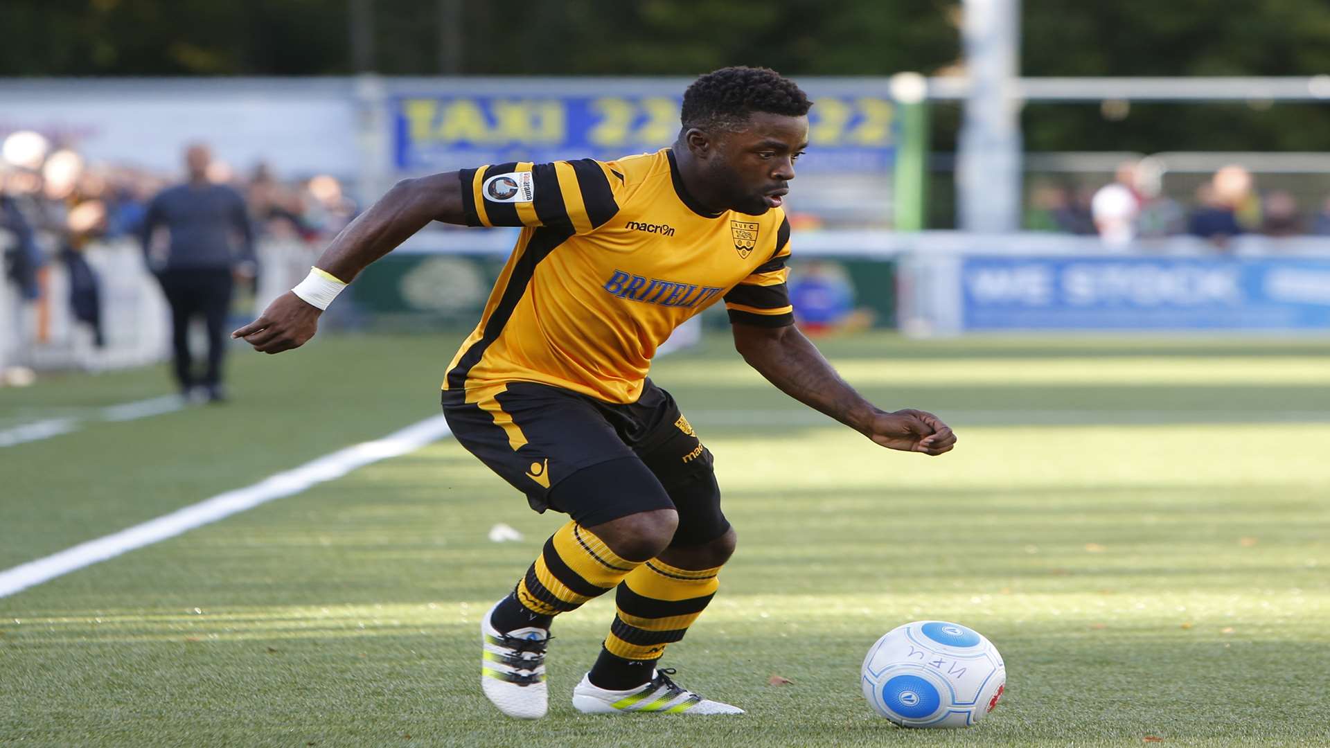 Maidstone United striker Yemi Odubade resumes training after foot injury