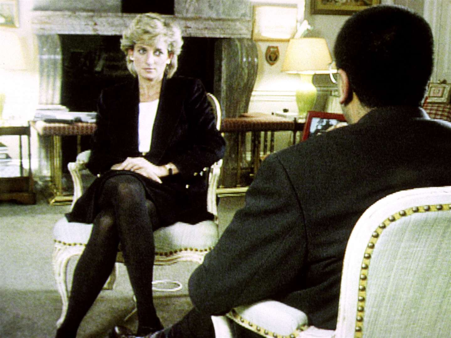 Diana being interviewed by Martin Bashir (BBC)