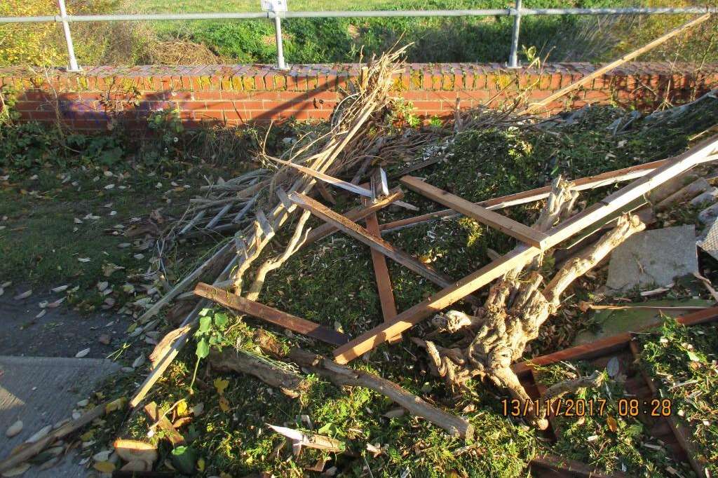 The load includes asbestos sheets which need specialist disposal. Pic: Thanet District Council