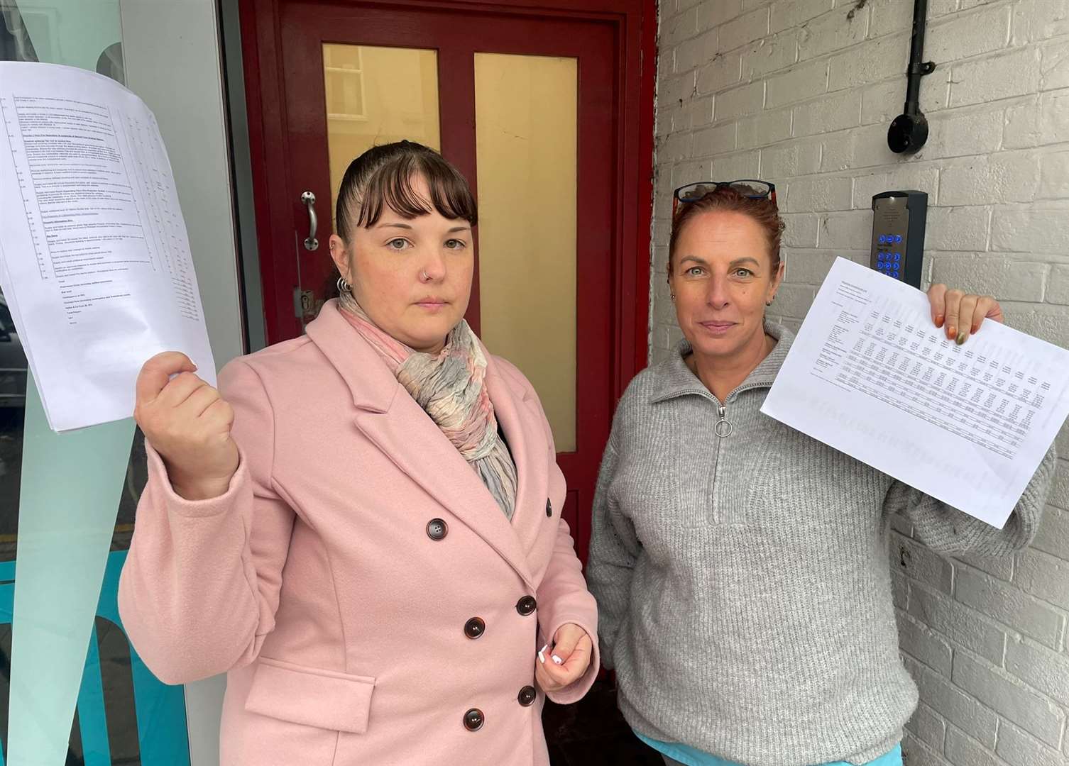 Leaseholders of Portland House Georgie Sayers and Heidi Martin-Barshell