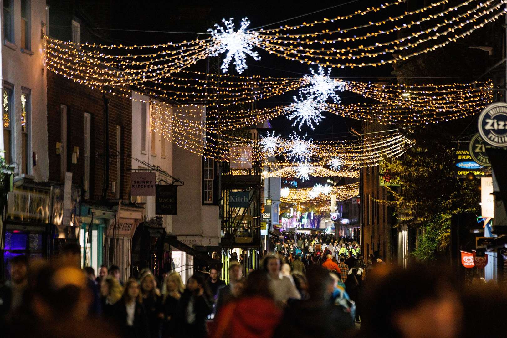 Canterbury Christmas lights Is this Kent's most festive high street?