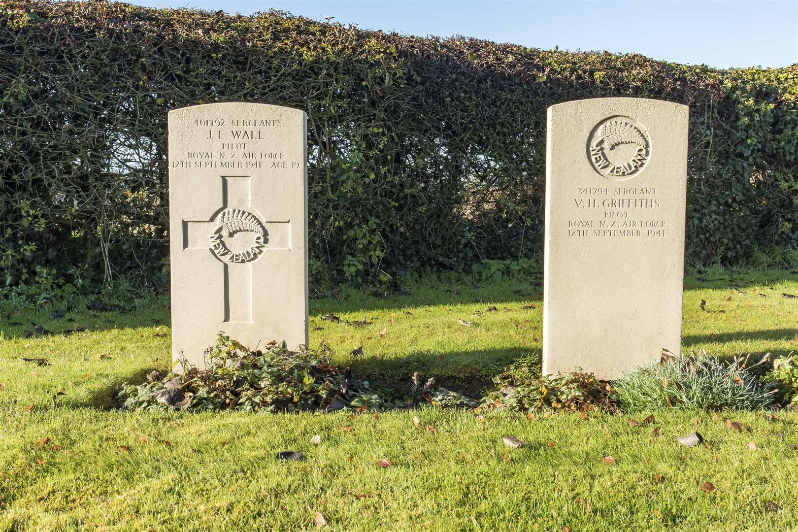 Servicemen from around the world are buried at the Cottesmore St Nicholas Churchyard (Commonwealth War Graves Commission)