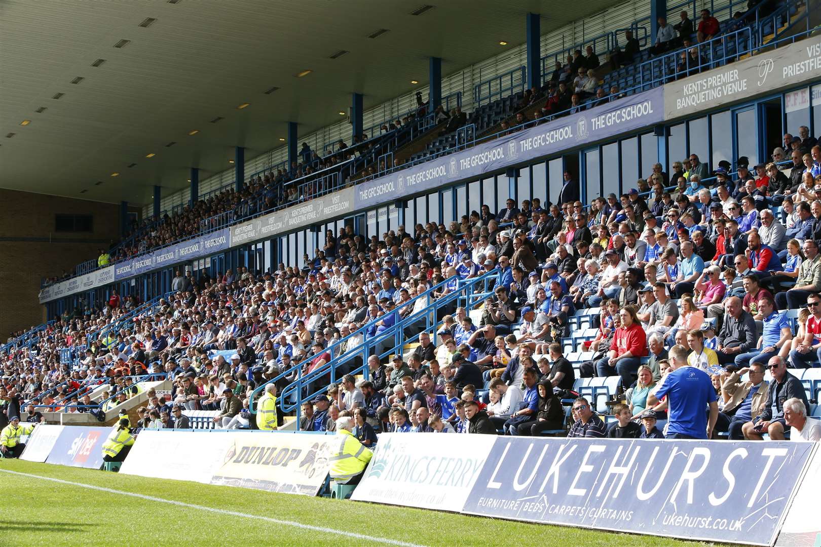 Gillingham fans are coming out in force for the big clash Picture: Andy Jones