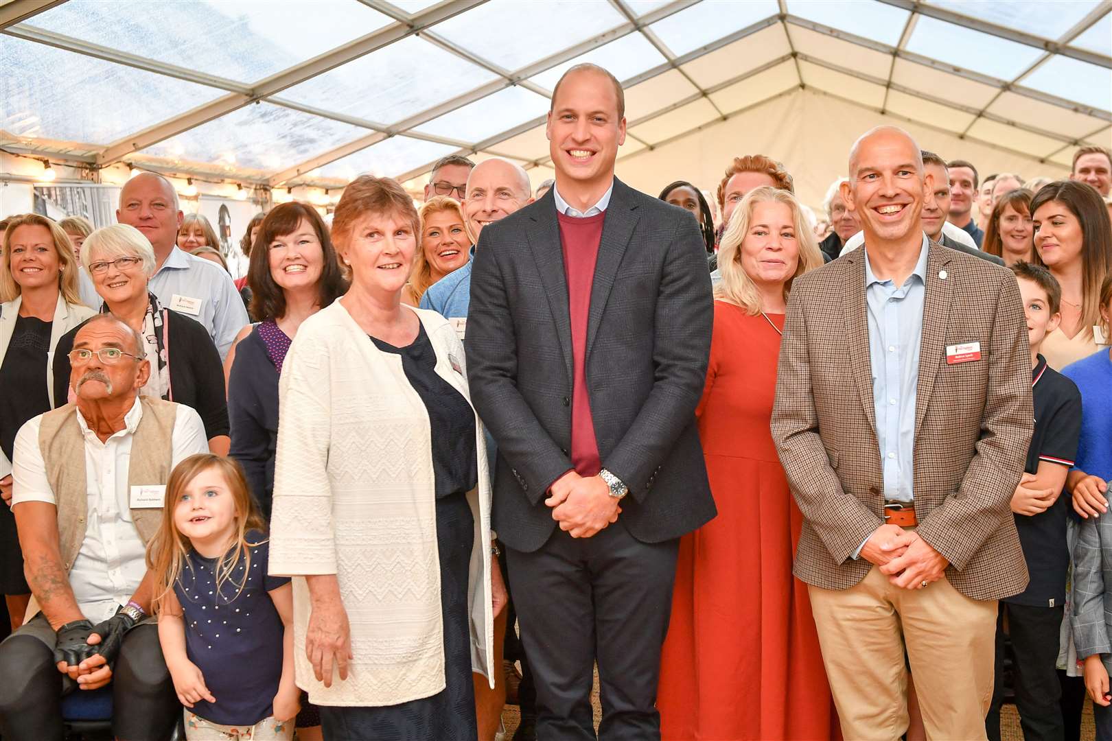 The Duke of Cambridge visited the Fire Fighters Charity’s Harcombe House centre in Chudleigh, Devon (Ben Birchall/PA)