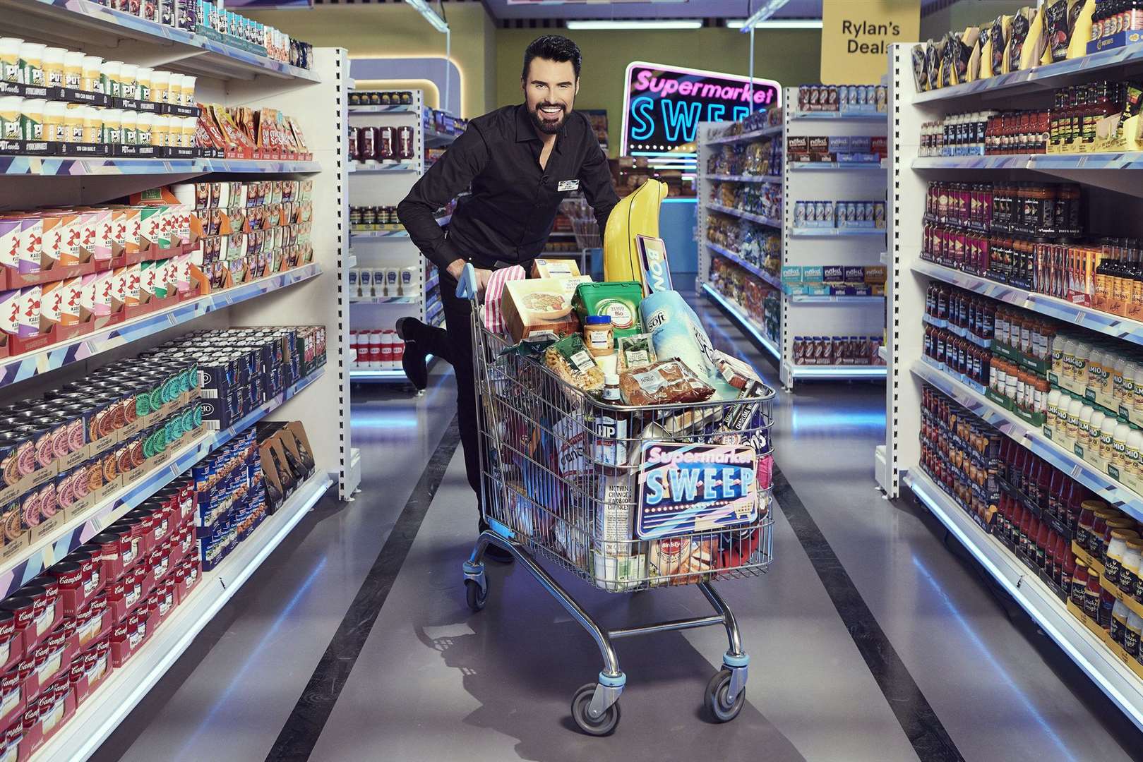 Rylan Clark-Neal will host the new Supermarket Sweep, which was filmed at Maidstone Studios (16115442)
