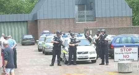 The scene today at Maidstone Crown Court. Picture: Lee Winter