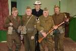 The cast of Dad's Army in Rainham