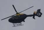 A police helicopter was called in to assist the search. File image