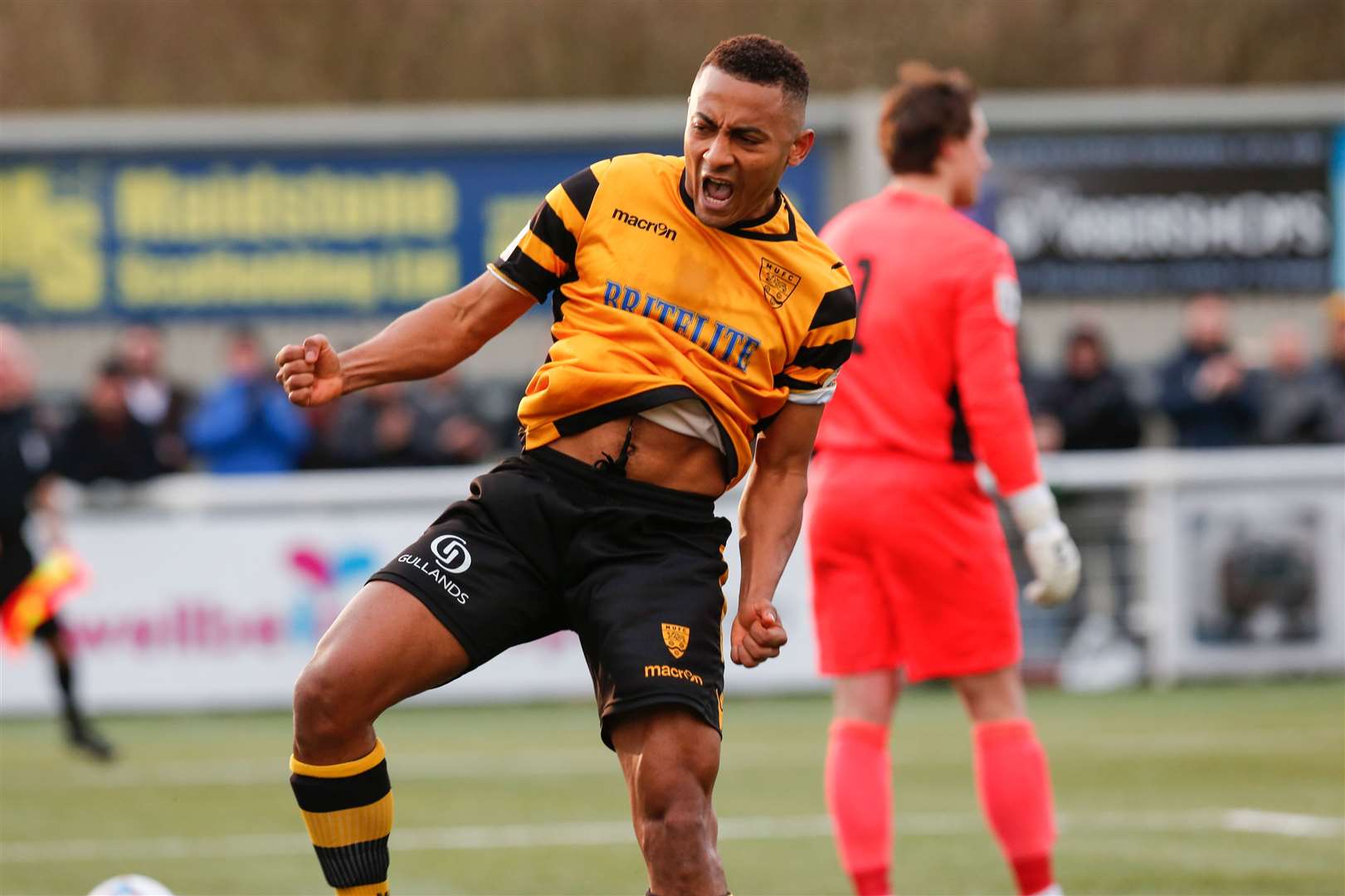 Vas Karagiannis scored nine league goals for Maidstone, including a couple of cracking free-kicks Picture: Matthew Walker