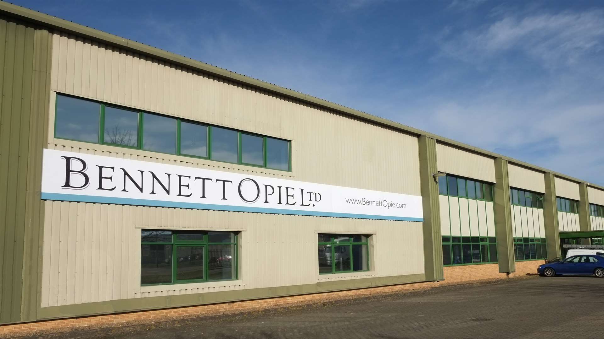 Bennett Opie's headquarters in Sittingbourne