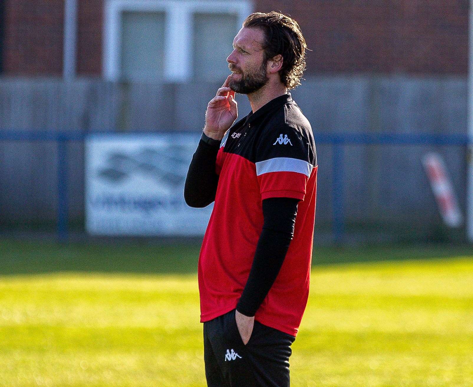 Margate-Manager Andy Drury.  Bild: Les Biggs