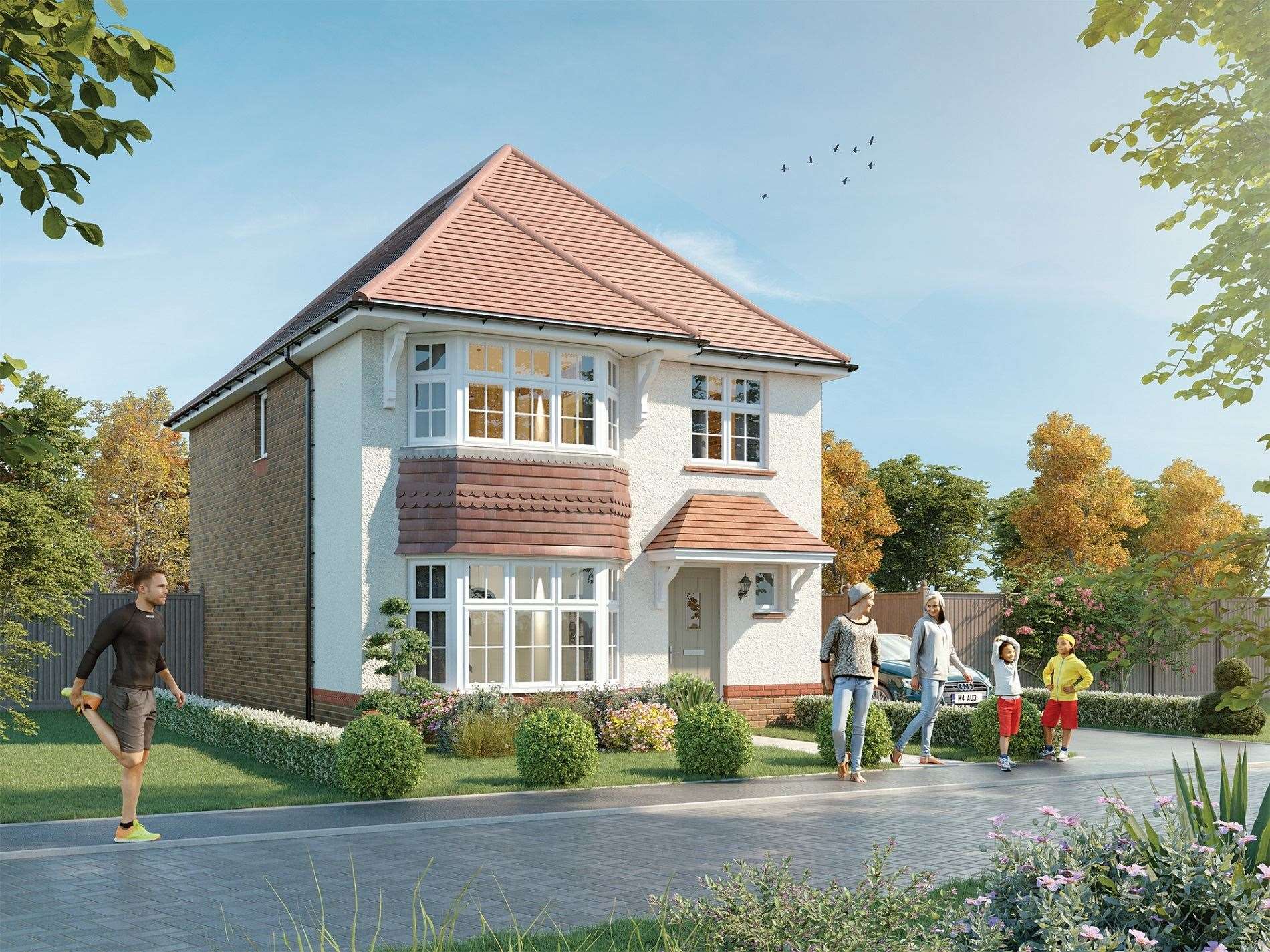 What one of the properties being built by Redrow at Hamlet Park, Rainham, could look like