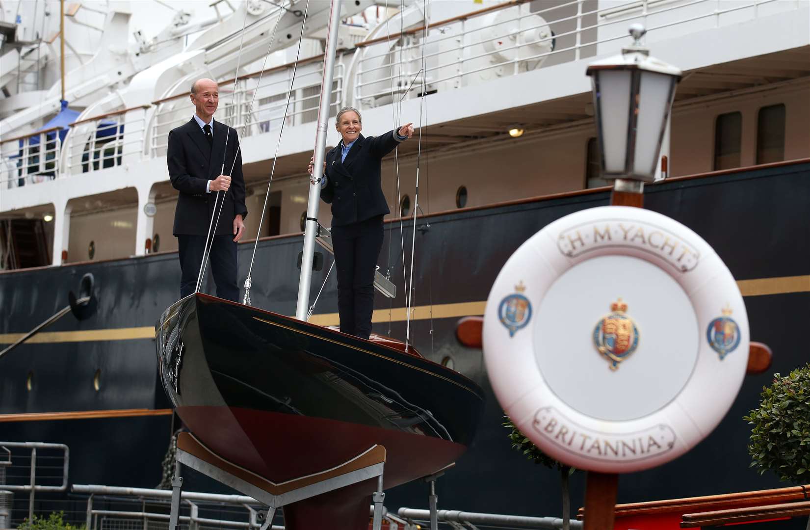 Sailors Graham and Julia Bailey will crew the newly restored royal sailing yacht, Bluebottle (Andrew Milligan/PA)