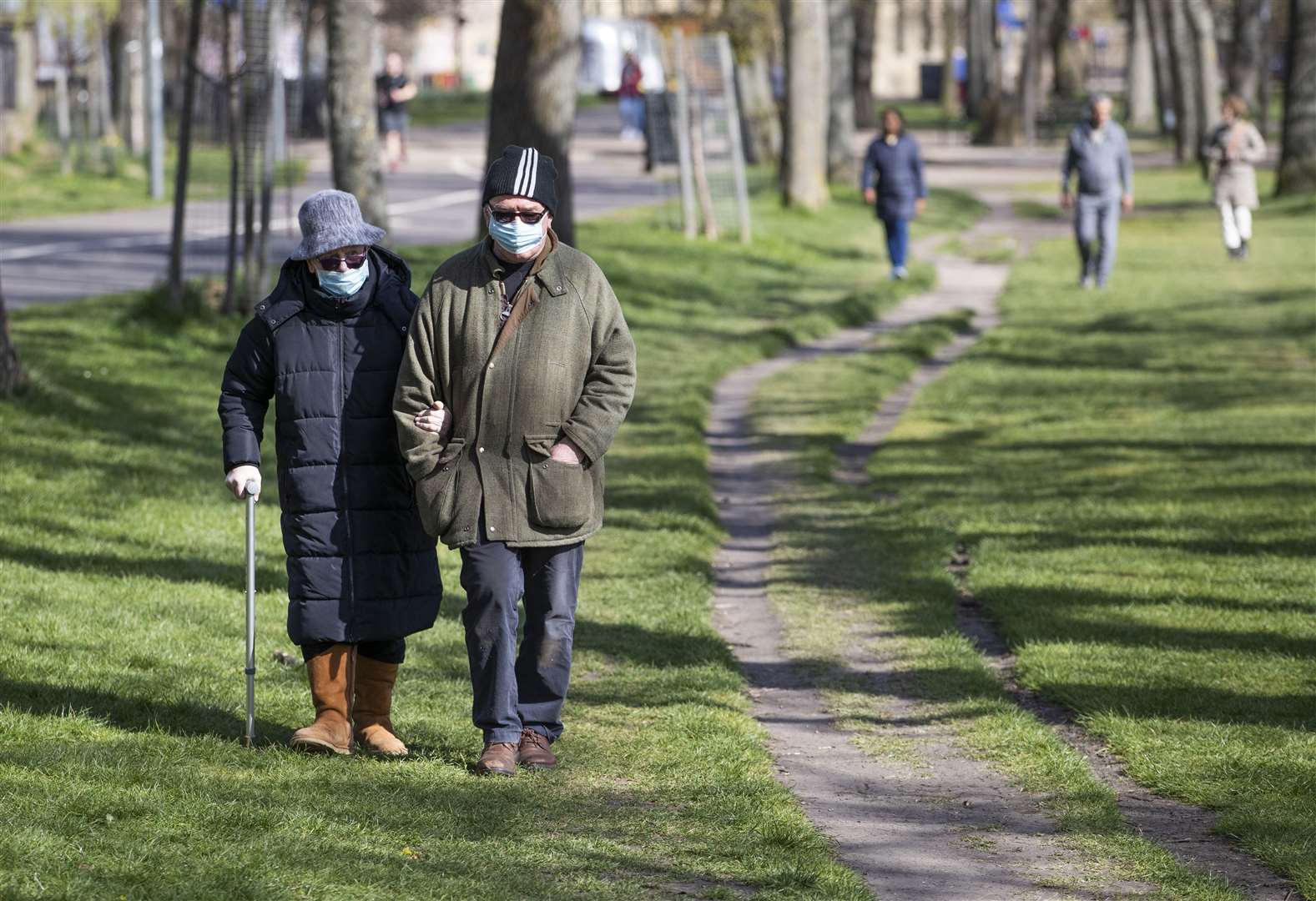 The wearing of masks is not mandatory (Jane Barlow/PA)