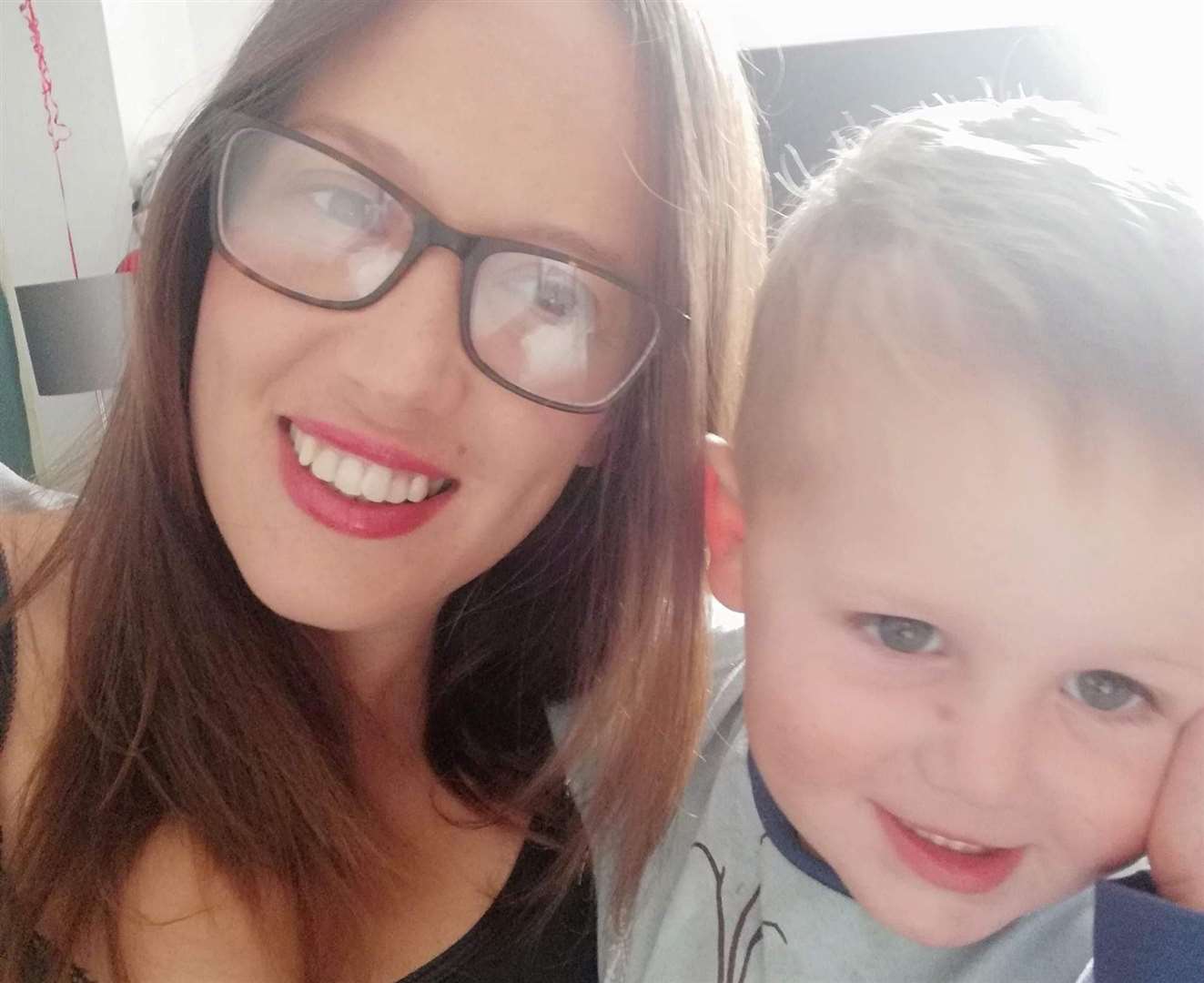 Nicola Bayles with her son Harry. Pic: Nicola Bayles