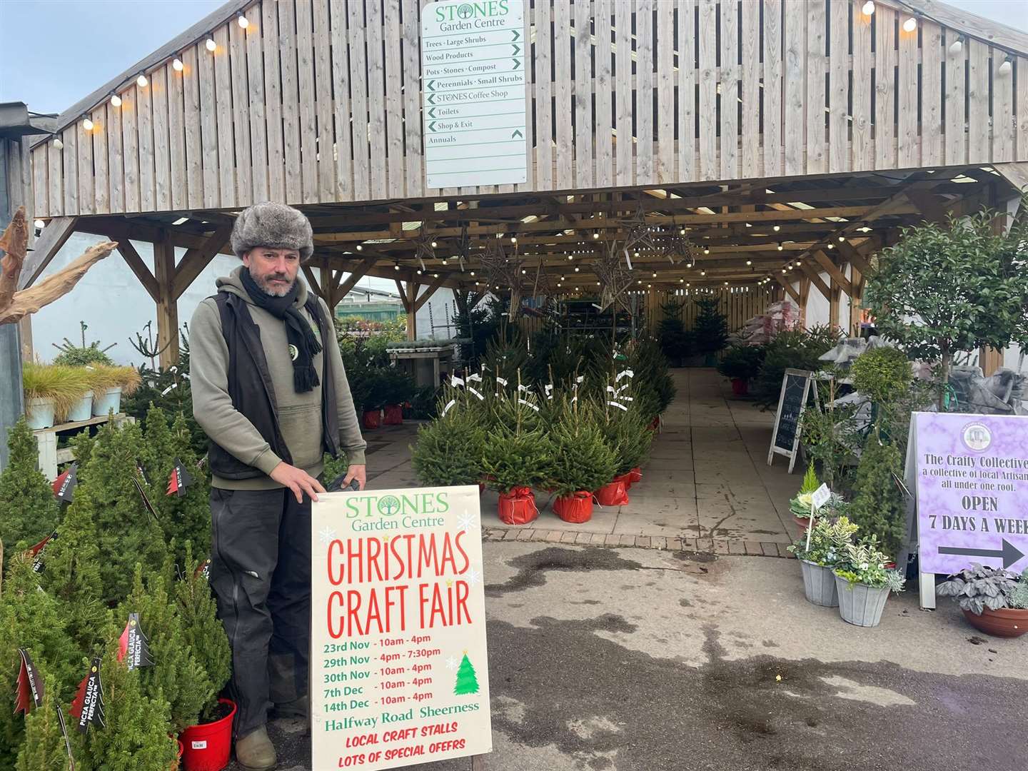 Matthew Waghorn, boss of Stones Garden Centre, has had to reduce the hours of seasonal staff. Picture: Joe Crossley