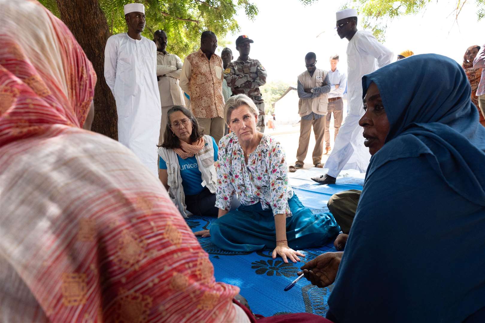 Sophie, Duchess of Edinburgh visited Chad in October where she met refugees crossing the border from Sudan to escape the civil war (Stefan Rousseau/PA)