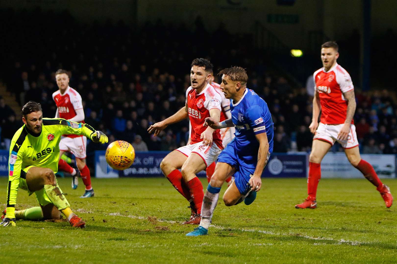 Lee Martin in action for the Gills Picture: Andy Jones