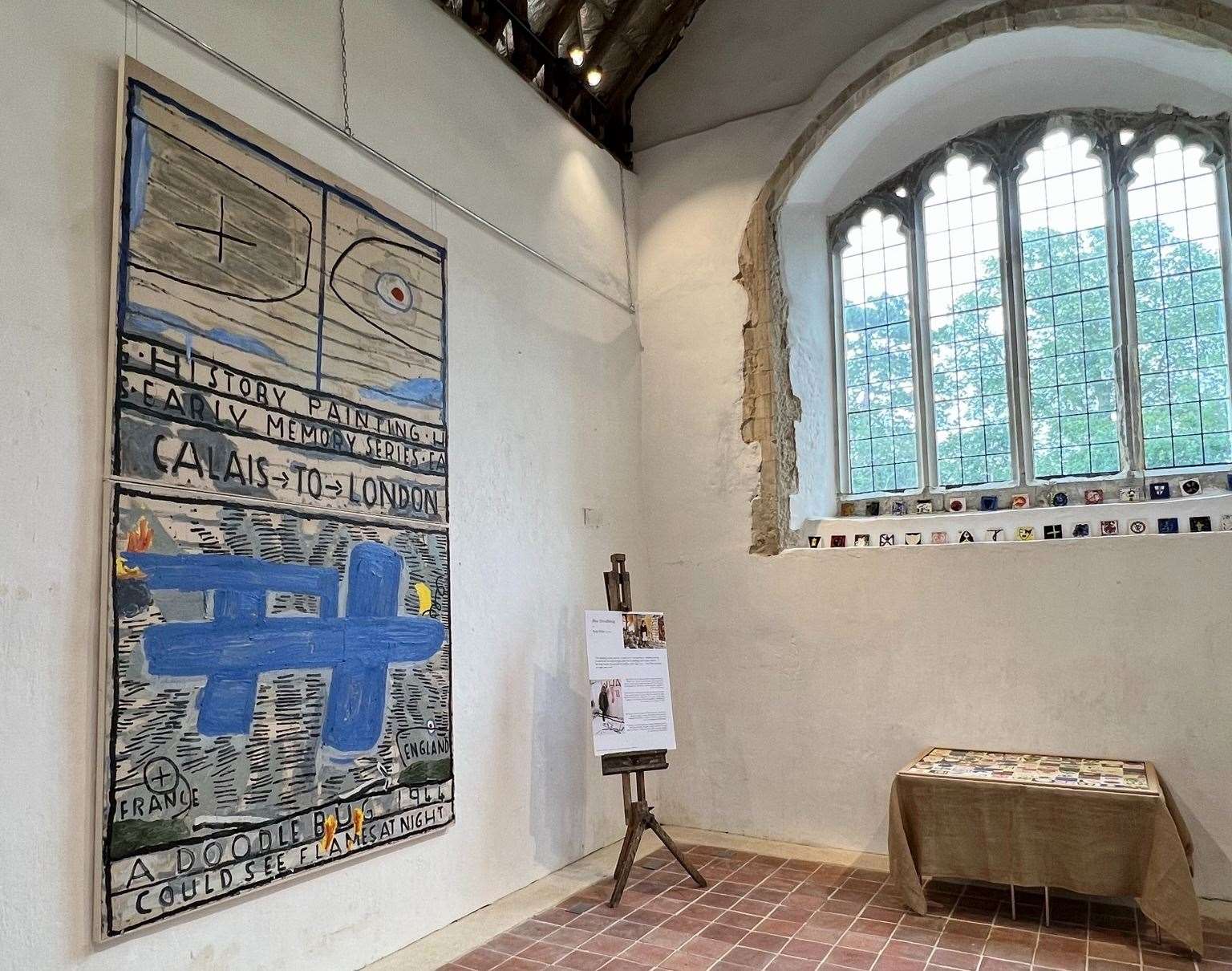 The chancel at Murston Old Church is the last remaining part of the historic site