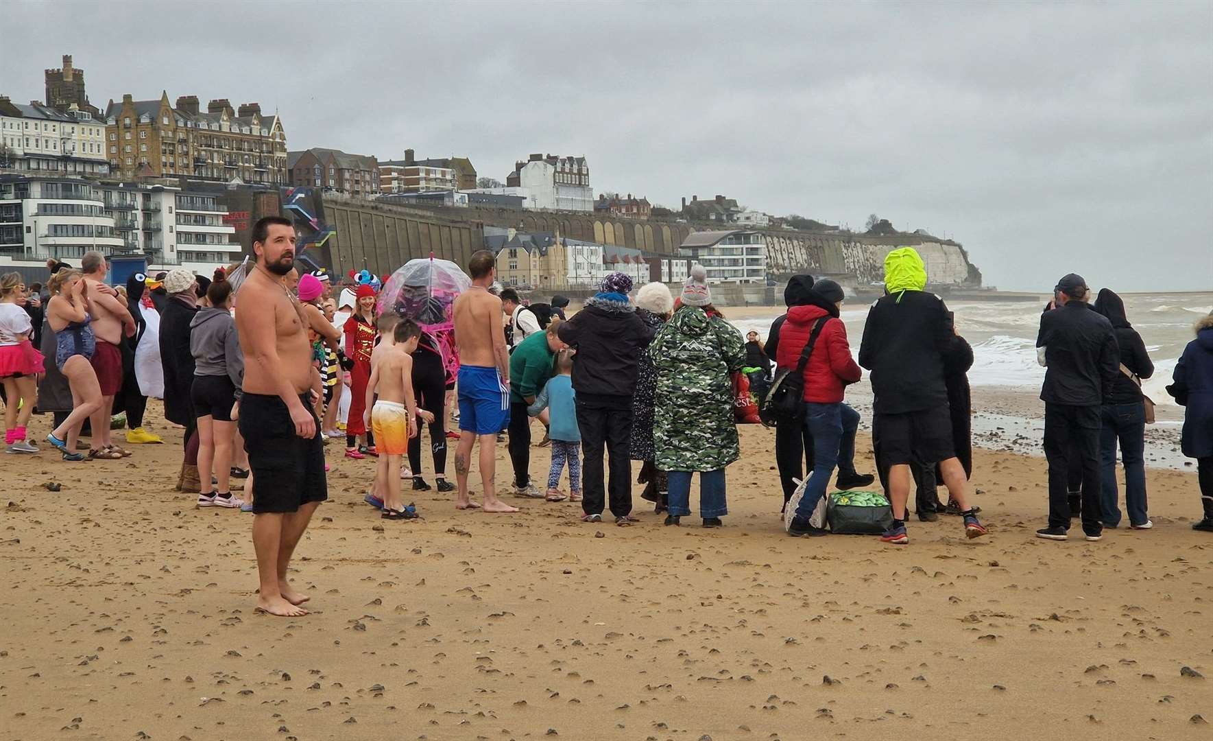 The New Year’s Day dip has been a tradition in Ramsgate since 2013