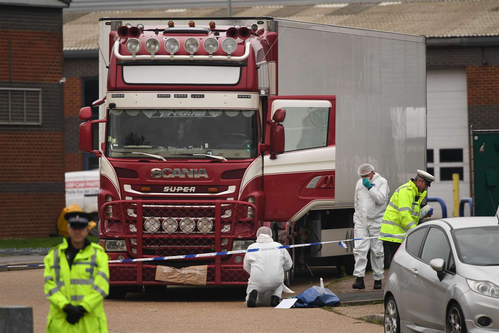 39 Vietnamese nationals were found suffocated in a sealed lorry container in Essex (Stefan Rousseau/PA)