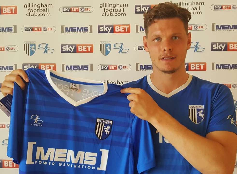 New Gillingham signing Ben Nugent.