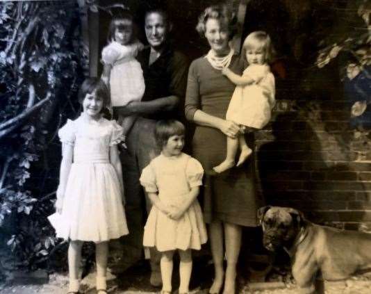 Jacqueline with her family. Picture: Simone Owen