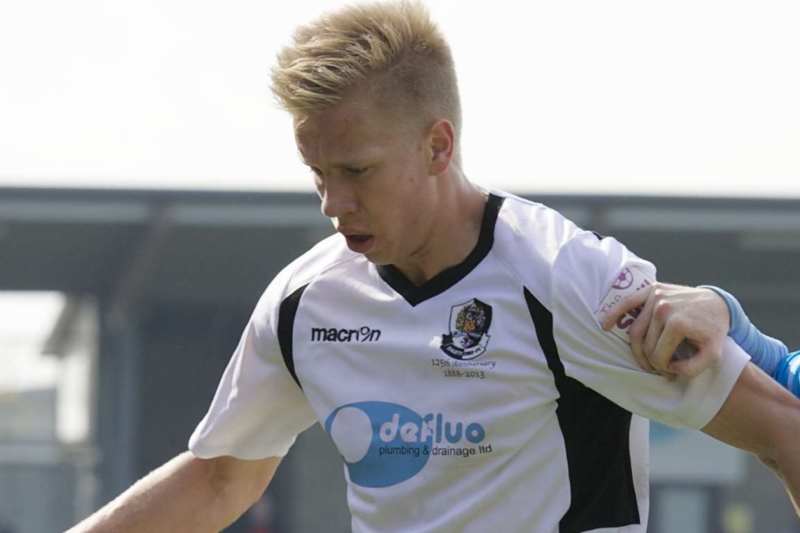 Jim Stevenson during his spell at Dartford Picture: Andy Payton