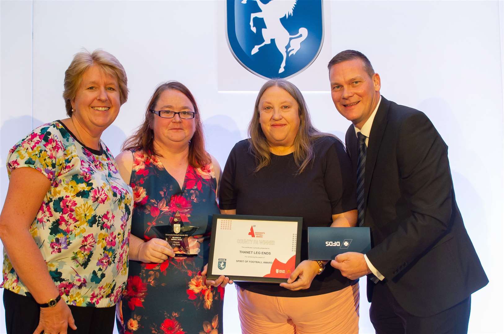 Thanet Leg-Ends, The Spirit of Football award. Picture: Kent FA