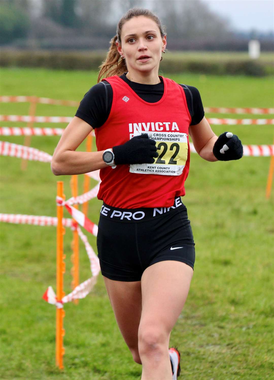 Invicta East Kent's Rebecca Weston won the senior women's race at Brands Hatch. Picture: Mark Hookway