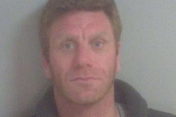 Nicholas Cullin, 40, of Robins Path in Benfleet, Essex, was jailed for two years. Pic: Kent Police