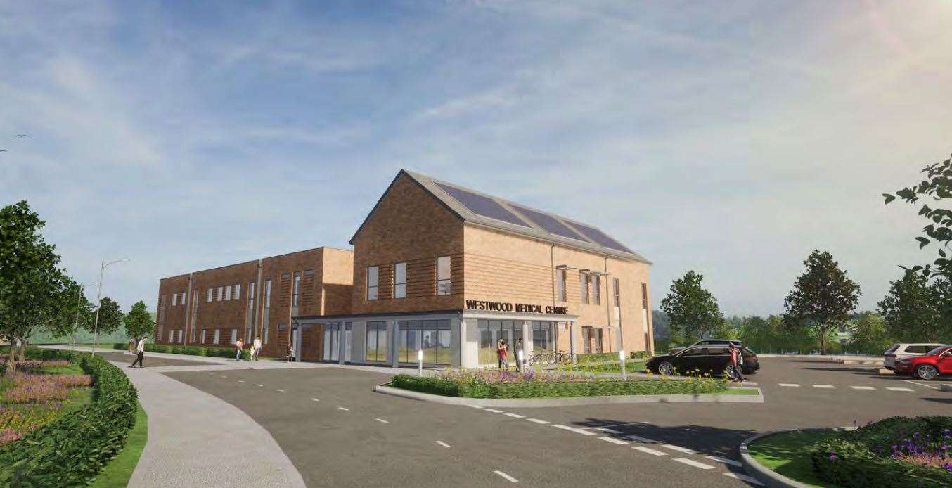 A CGI of the proposed Westwood Medical Centre CGI. Picture: Quinn Estates