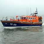 Lifeboat rescue. Library picture