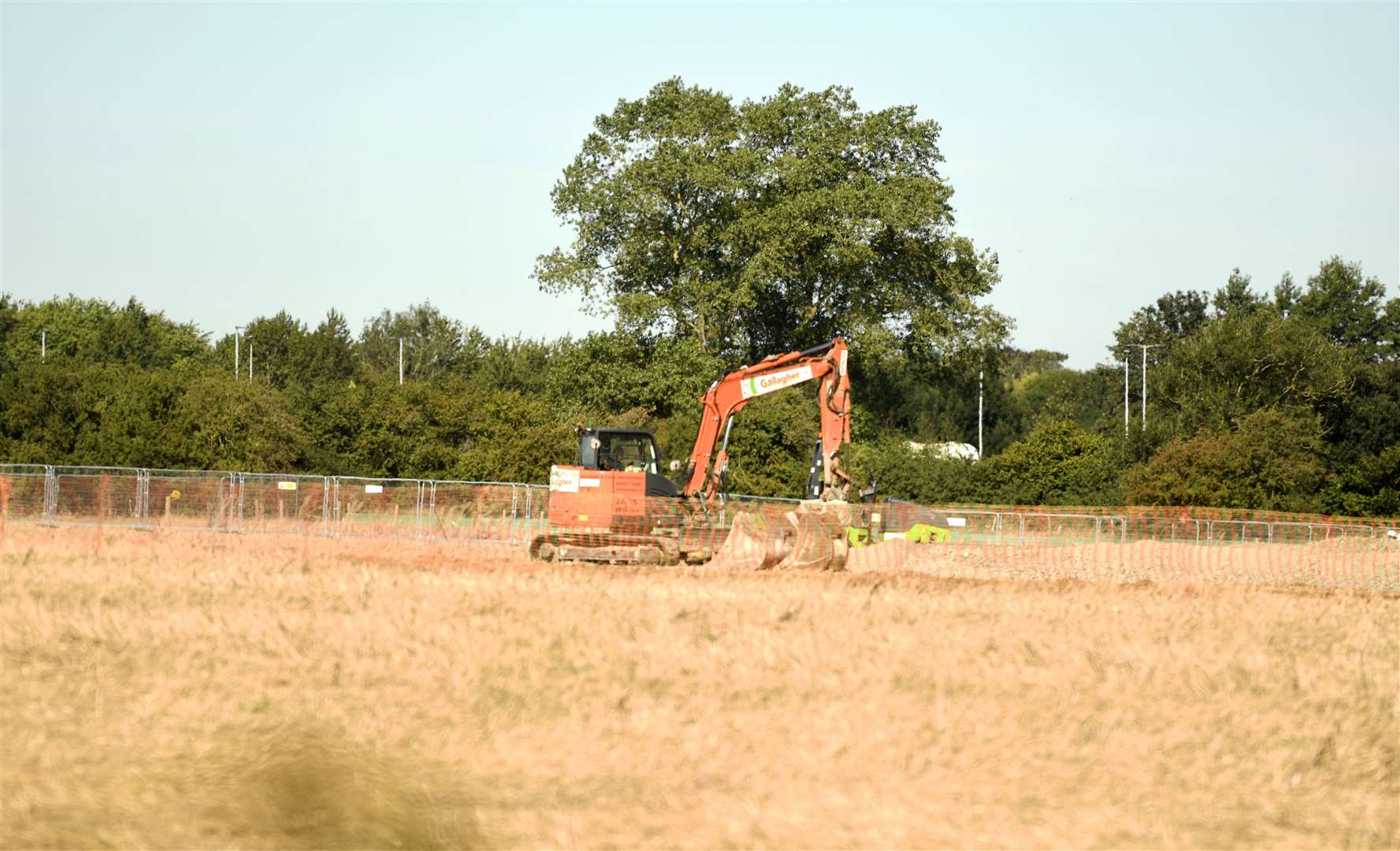 Work started on the lorry park in July. Picture: Barry Goodwin