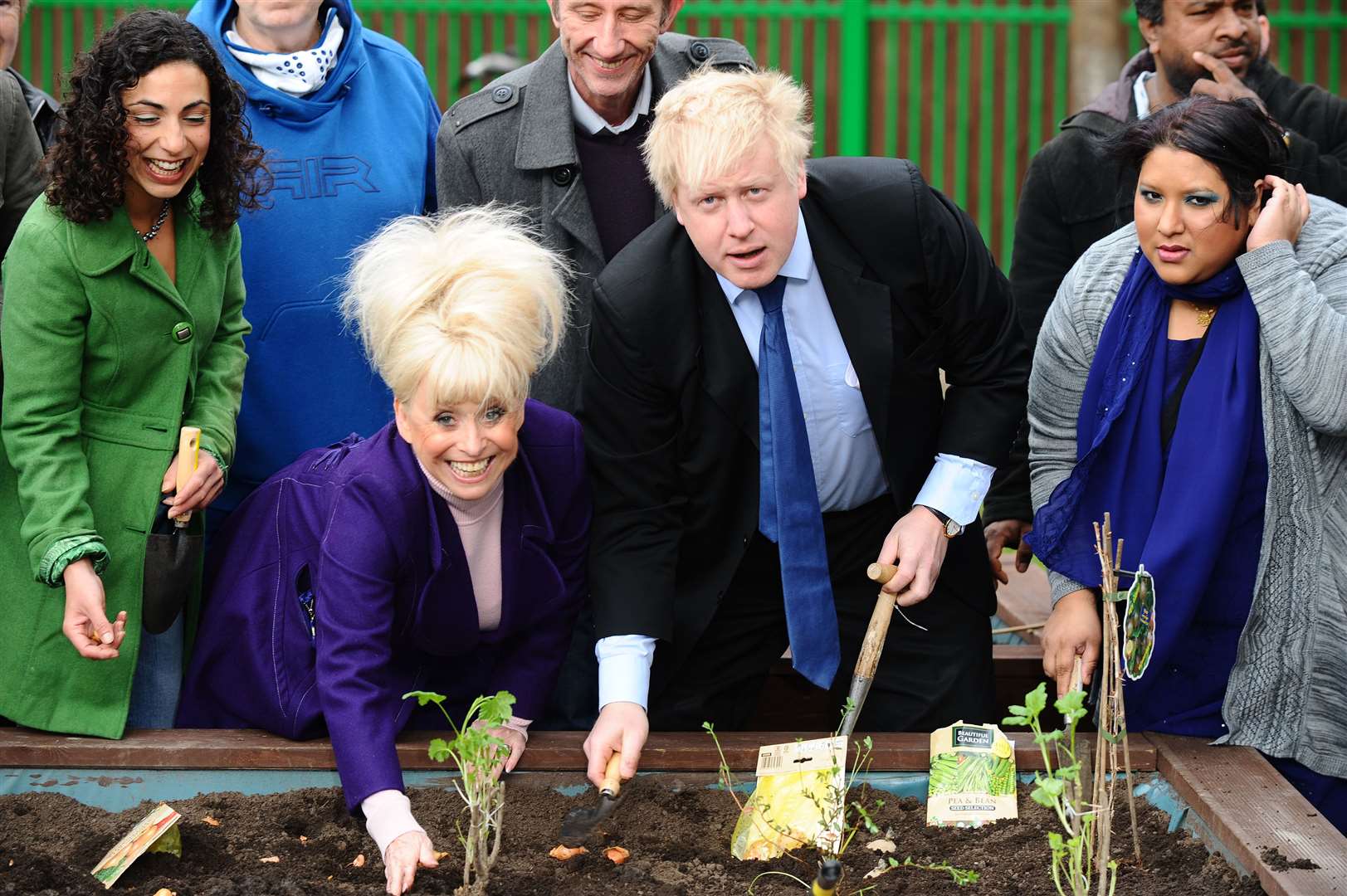 Boris Johnson announced Barbara Windsor as his ‘Street Party Champion’ for the Big Lunch, when he was mayor of London (Ian West/PA)