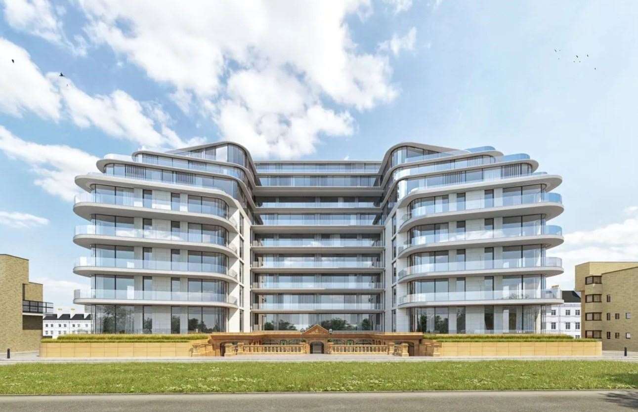 Three-bed flat at the Leas Pavilion, The Leas: £925,000 (£609 / sq ft). Picture: Zoopla