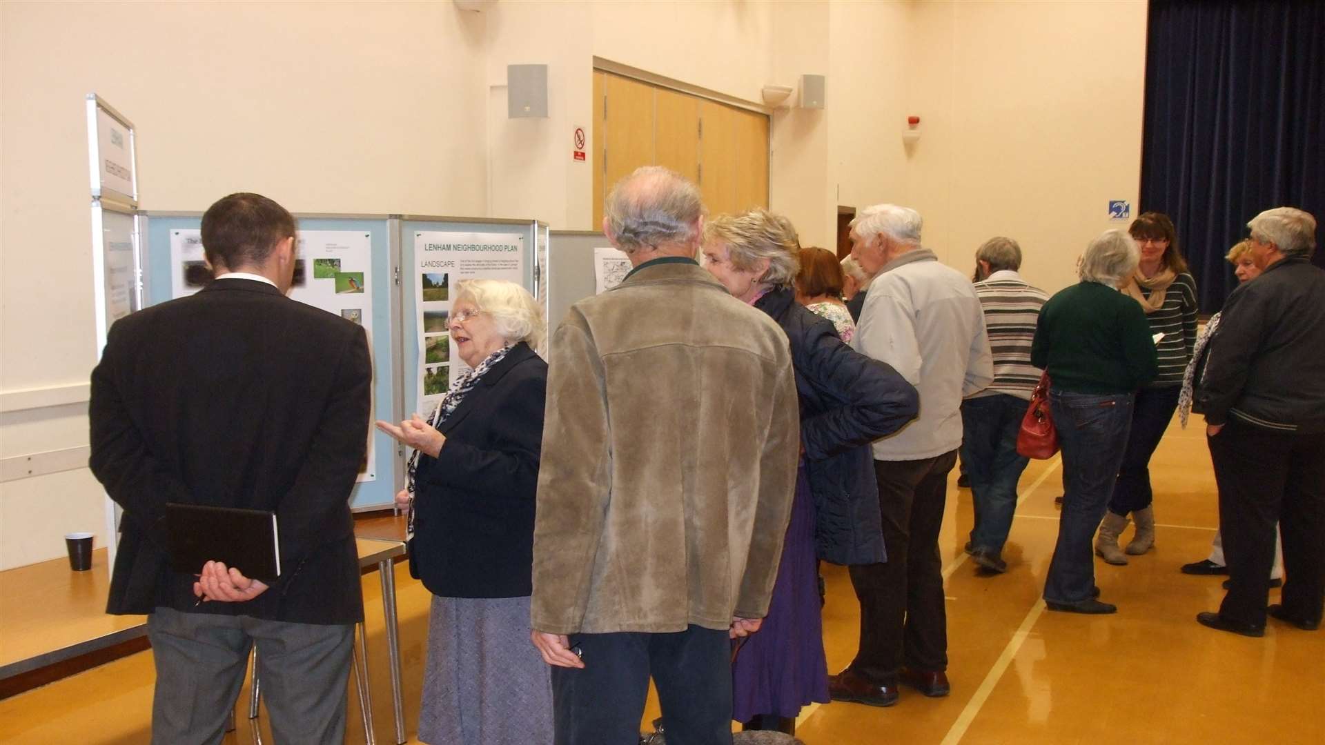 Villagers at the Neighbourhood Plan meeting