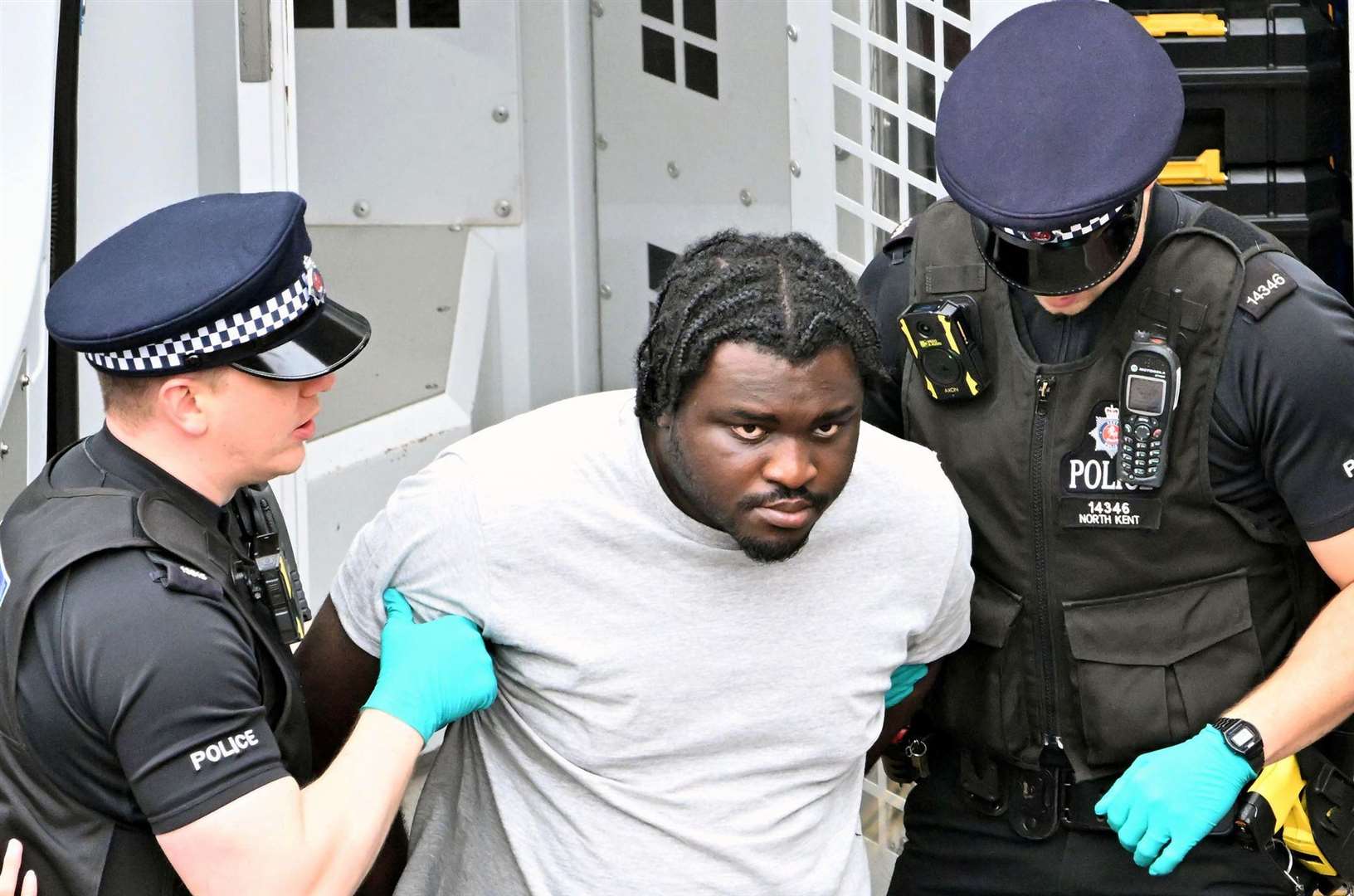 Anthony Esan pictured arriving at a magistrates’ hearing earlier this year. Picture: Gareth Fuller/PA